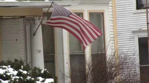 'Faded Liberty' - American Flag Stock Footage