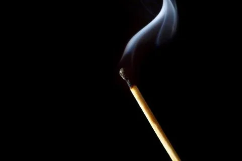 The faded match Stock Photos