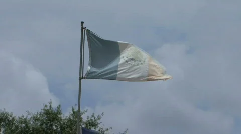 Faded Mexican Flagged Stock Footage 140078