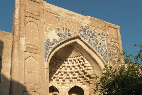 A faded patterns in a historical building Fotos Stock