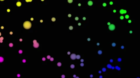 Faded Rainbow Spheres 動画素材 56222619