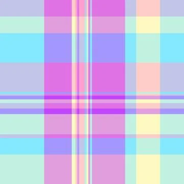 Faded texture seamless plaid, place fabric check textile. 1970s pattern bac.. Illustrazione stock