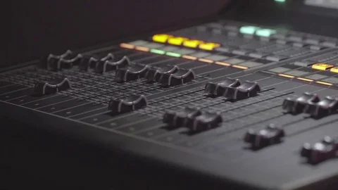 Fader // Mischpult //Regler Video stock 81127531