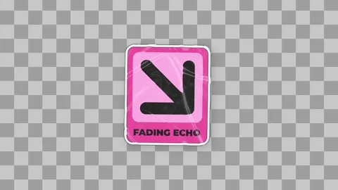 Fading Echo Arrow Sticker Catálogo de After Effects