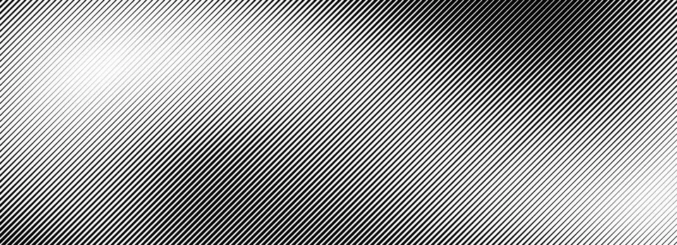 Fading line gradient texture. Black diagonal stripe gradation background. Thin Illustrazione stock