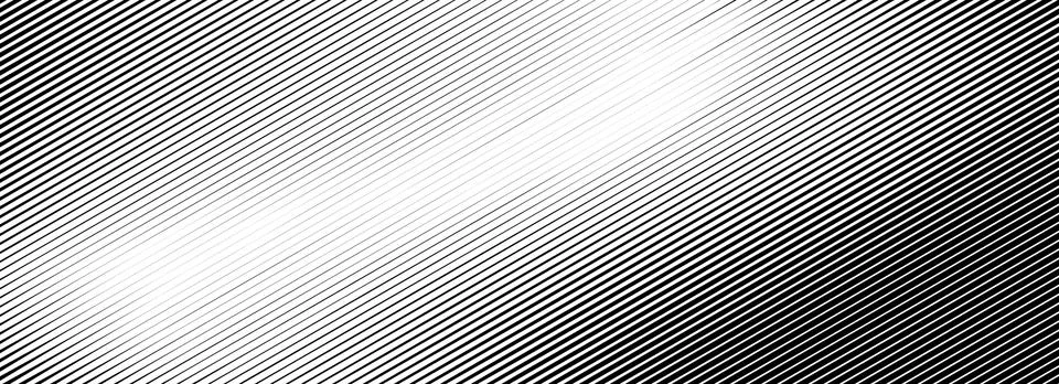 Fading linear gradient texture. Black diagonal striped gradation background Stock Illustration