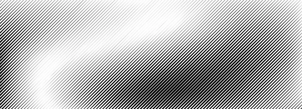 Fading linear gradient texture. Black diagonal striped gradation background Stock Illustration
