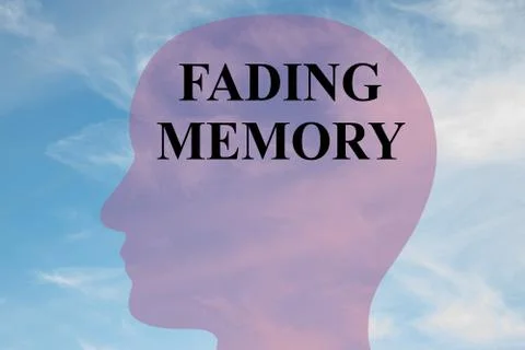 Fading Memory - mental concept Stock Illustration