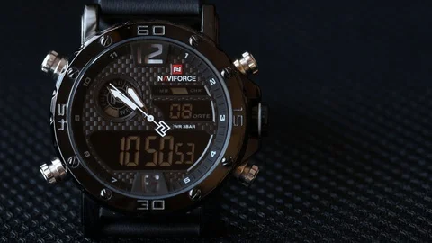 Fading Out Wristwatch Clock Lit By Natural Light Timelapse 4K Stock Footage 114730392