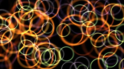 Fading rings Stock Footage 6530978