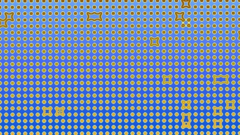 Fading Stars on Circular Grid Abstract Random Dots Background Stock Footage 302136082
