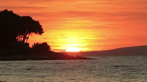 Fading Sun Stock Footage 10855341