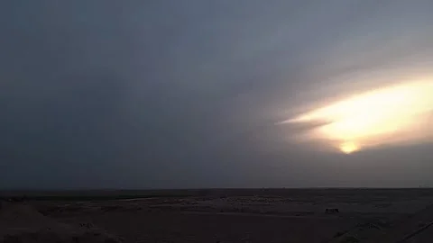 The fading of the sun (time lapse) Stock Footage 271137266