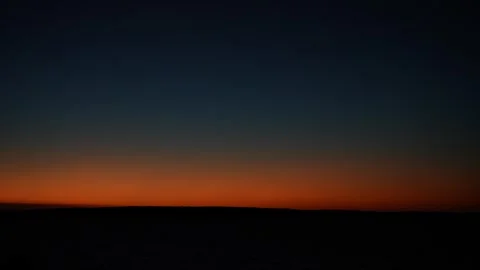 Fading Sunset Over Ocean Stock Footage 306016595