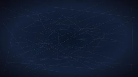 Fading White Line Grid Loop - Dark Blue Minimal Tech Background Stock Footage 341564560