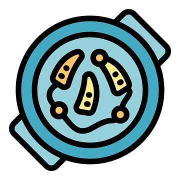 Fado food icon vector flat Stock Illustration