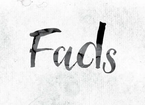 Fads Concept Painted in Ink Stock Illustration