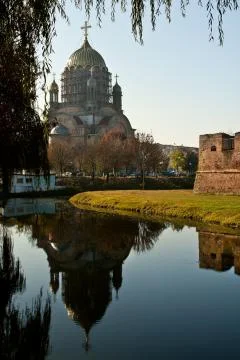 Fagaras monastery - romania Stock Photos