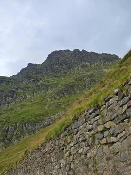 Fagaras Mountain peak Stock Photos