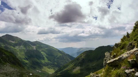 Fagaras mountain valley HD Stock Footage 40660480