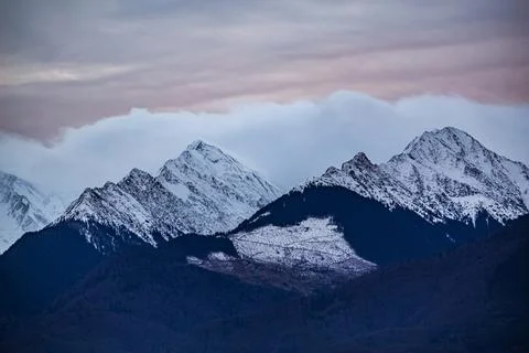 The Fagaras mountains Stock Photos