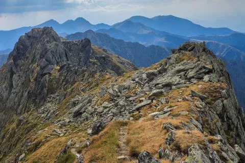 Fagaras mountains, romania Stock Photos