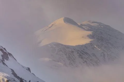 Fagaras Mountains in winter, Romania Stock Photos