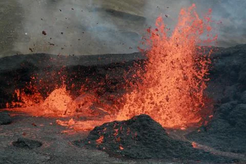 Fagradalsfjall volcano Stock Photos