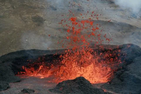 Fagradalsfjall volcano Foto stock