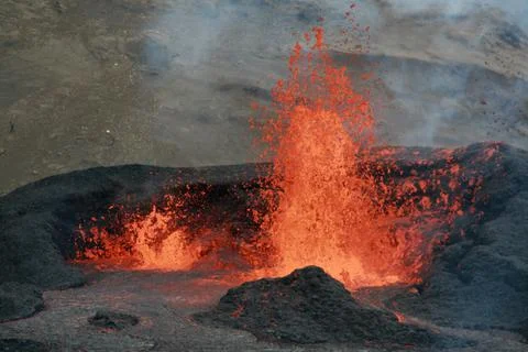Fagradalsfjall volcano Foto stock