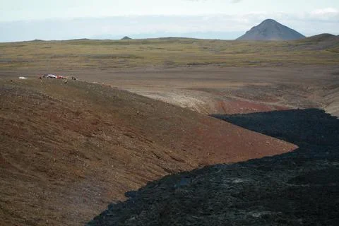 Fagradalsfjall volcano Stock Photos
