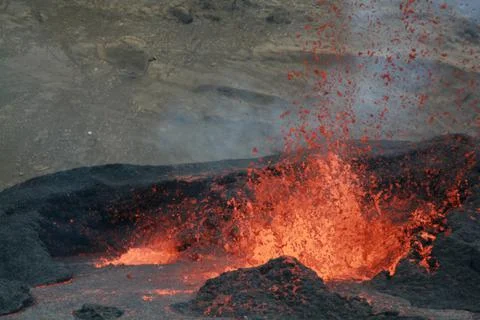 Fagradalsfjall volcano Stock Photos