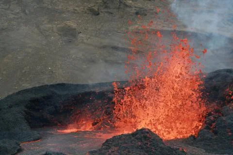 Fagradalsfjall volcano Stock Photos