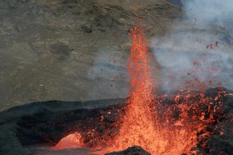 Fagradalsfjall volcano Stock Photos