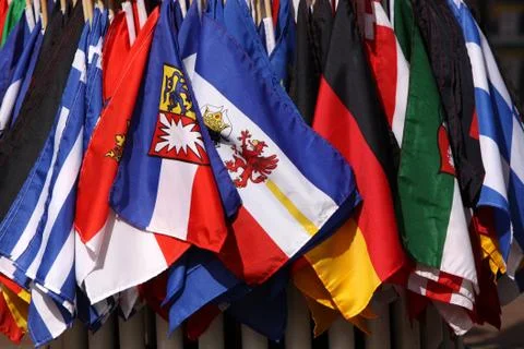 Fähnchen Stock Photos