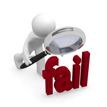Fail concept Stock Illustration