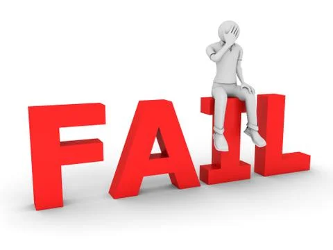 Fail Illustrazione stock