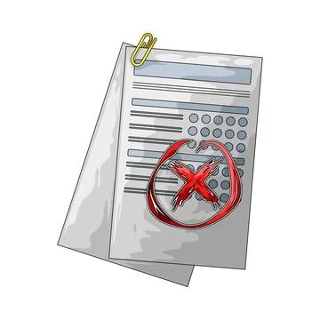 Fail illustration Stock Illustration