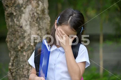 Failed Child Girl Student Stock Photos