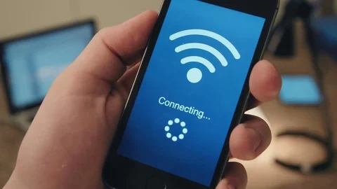 Failed connecting to the wireless network Stock Footage 71978650