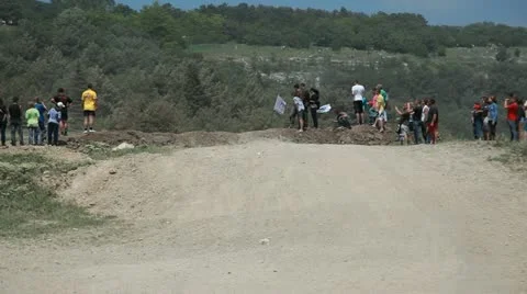 Failed jump. Stock Footage 10982750