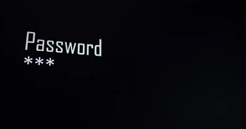 Failed login attempt in 4K Stock Footage 45705055