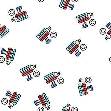 Failed password vector seamless pattern sign Illustrazione stock