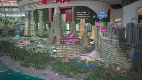 The Failed Project, Forest City in Iskandar Johor, Malaysia Stock Footage 225429590