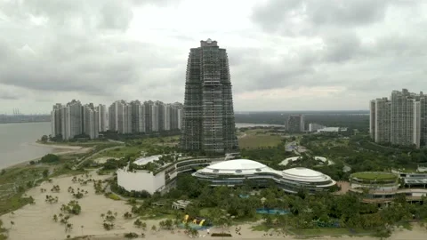 The Failed Project, Forest City in Iskandar Johor, Malaysia Stock Footage 225430041