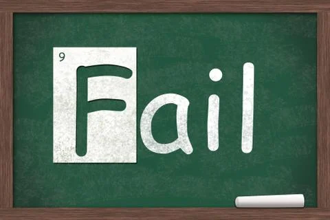 Failing Grade Stock-Illustration
