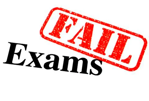 Failing your Exams. Stock Illustration