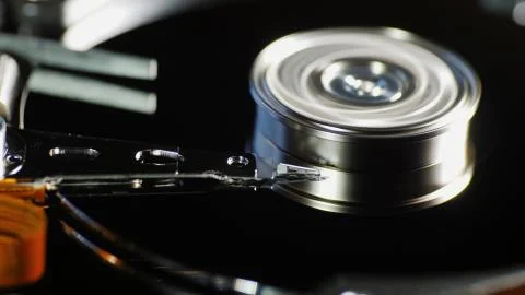 Failure of the hard disk of the computer Stock Photos