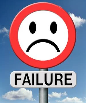 Failure Stock Illustration