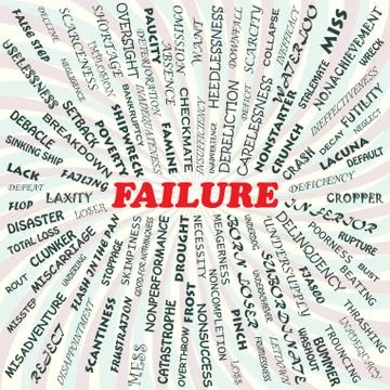 Failure Stock Illustration